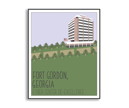 fort gordon print