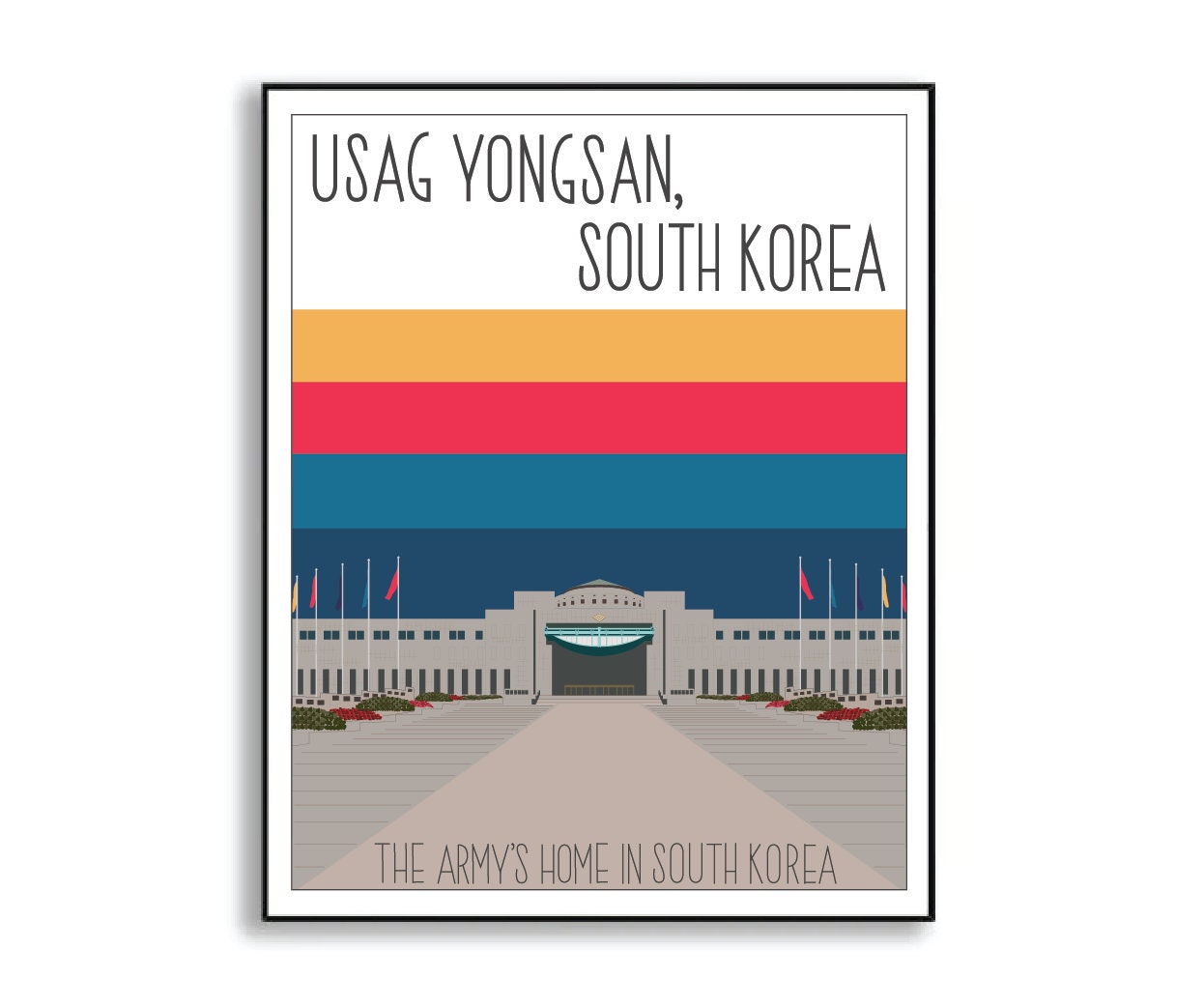 usag yongsan south korea print