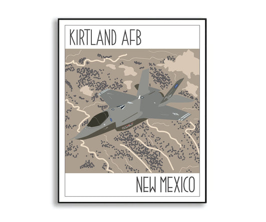kirtland air force base print