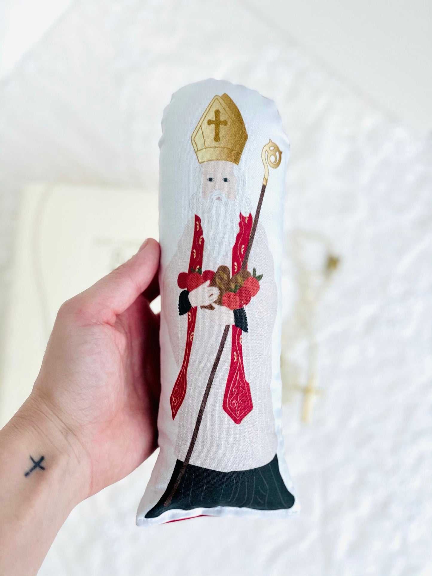 saint nicholas prayer doll