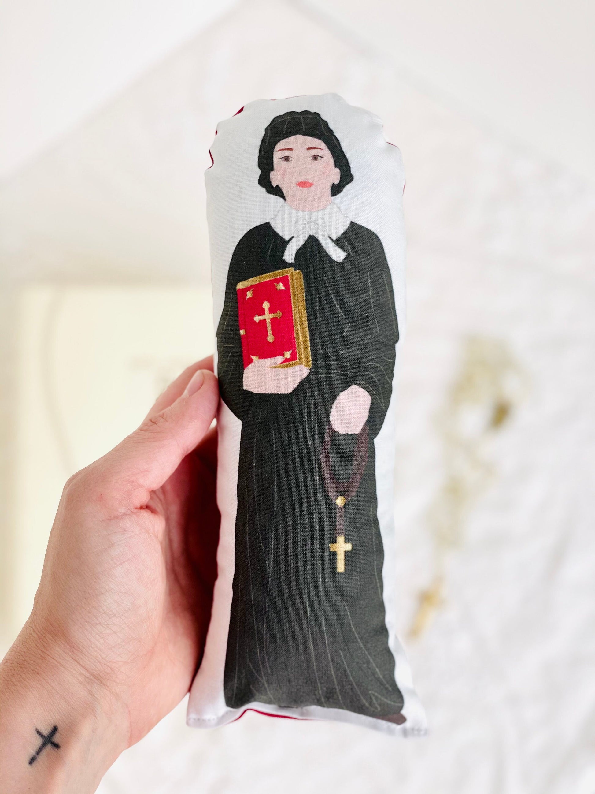 saint elizabeth ann seton prayer doll