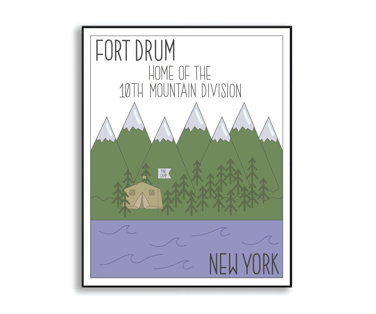 fort drum print