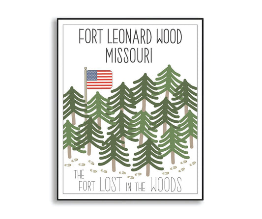 fort leonard wood print