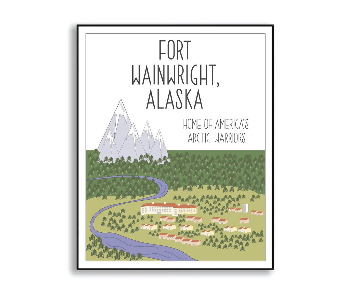 Fort Wainwright Print – Sketch + Sentiment