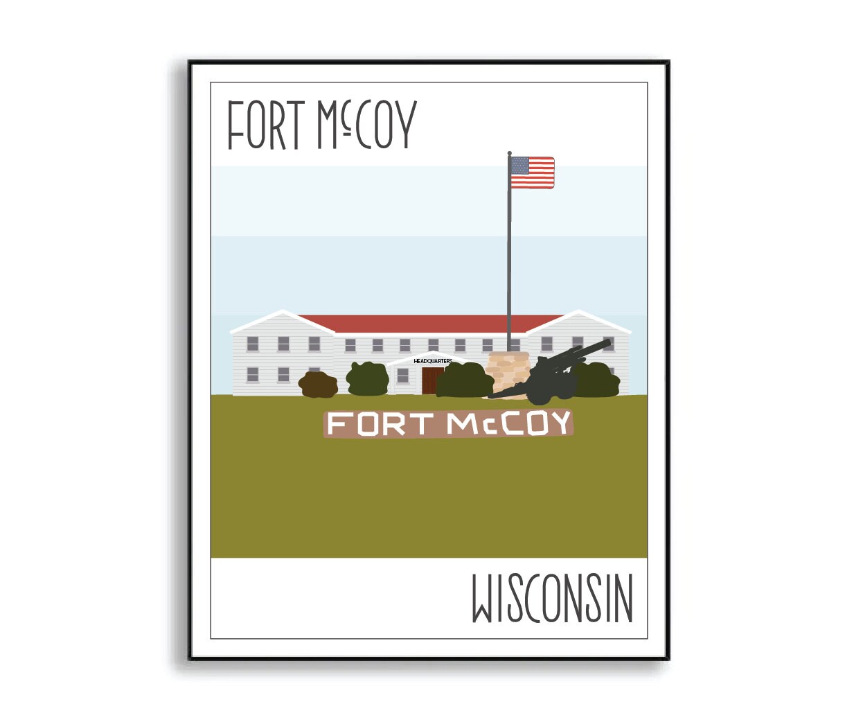 fort mccoy print