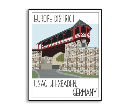 usag wiesbaden europe district print