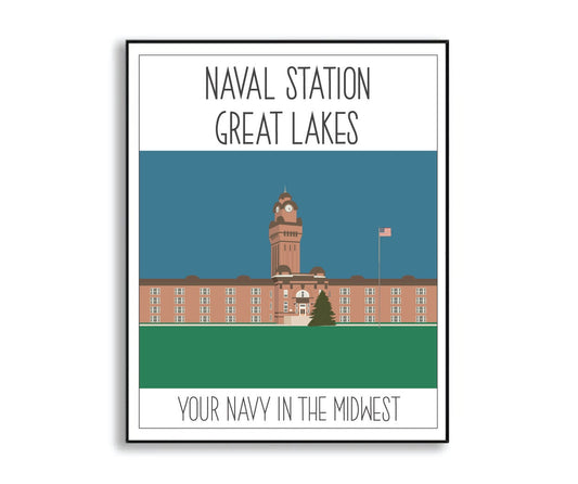 naval station great lakes print