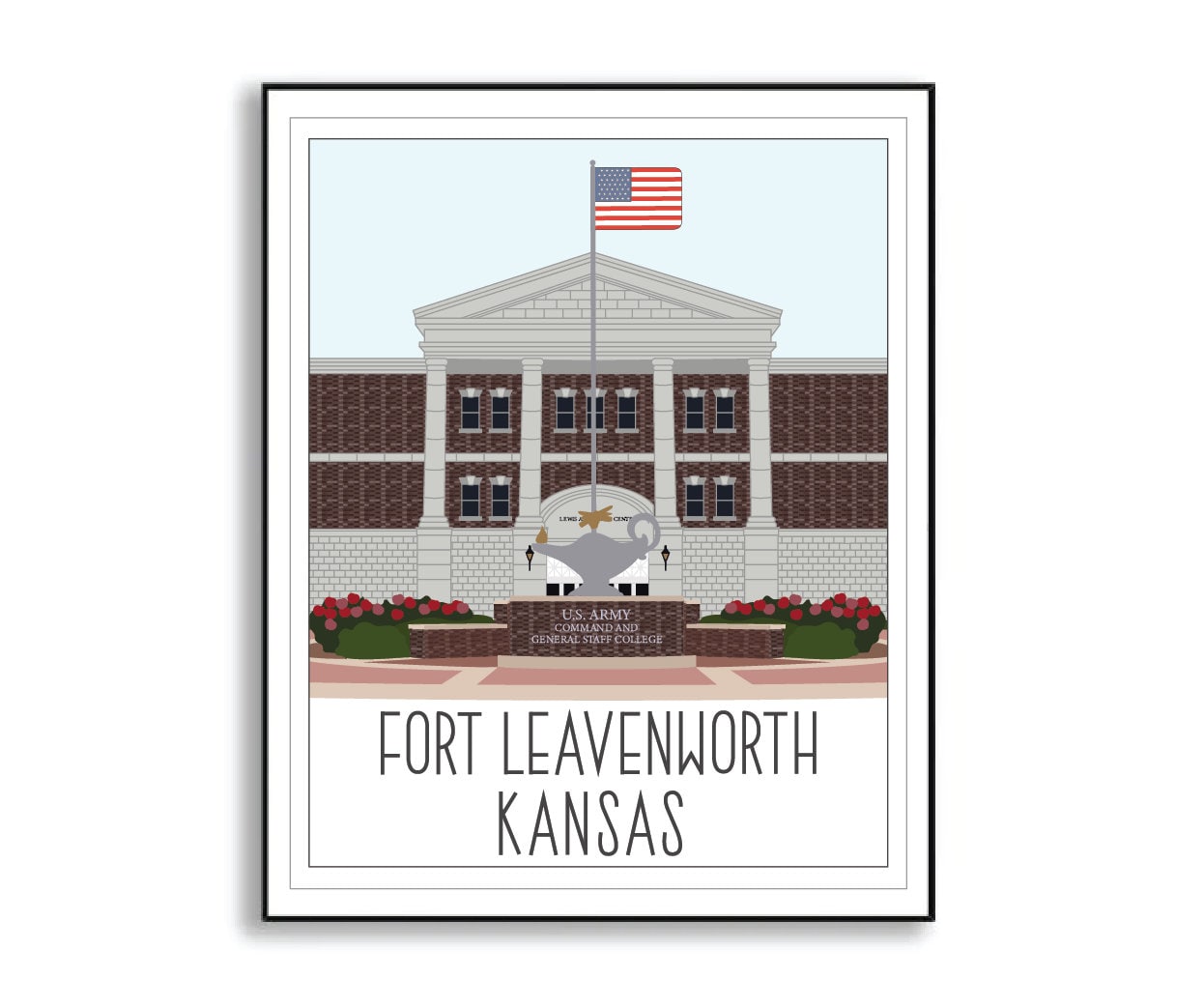 fort leavenworth print