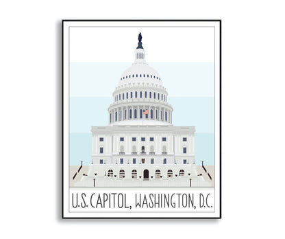 us capitol print