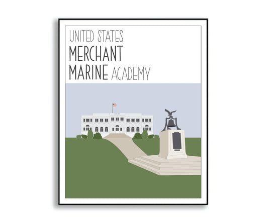 us merchant marine academy print