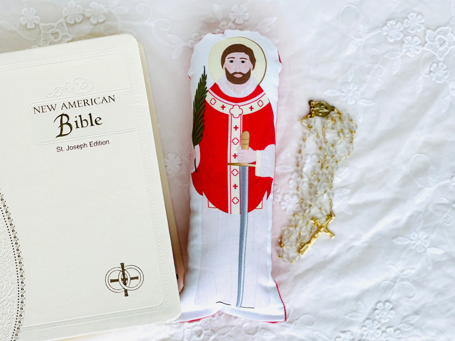 saint valentine prayer doll