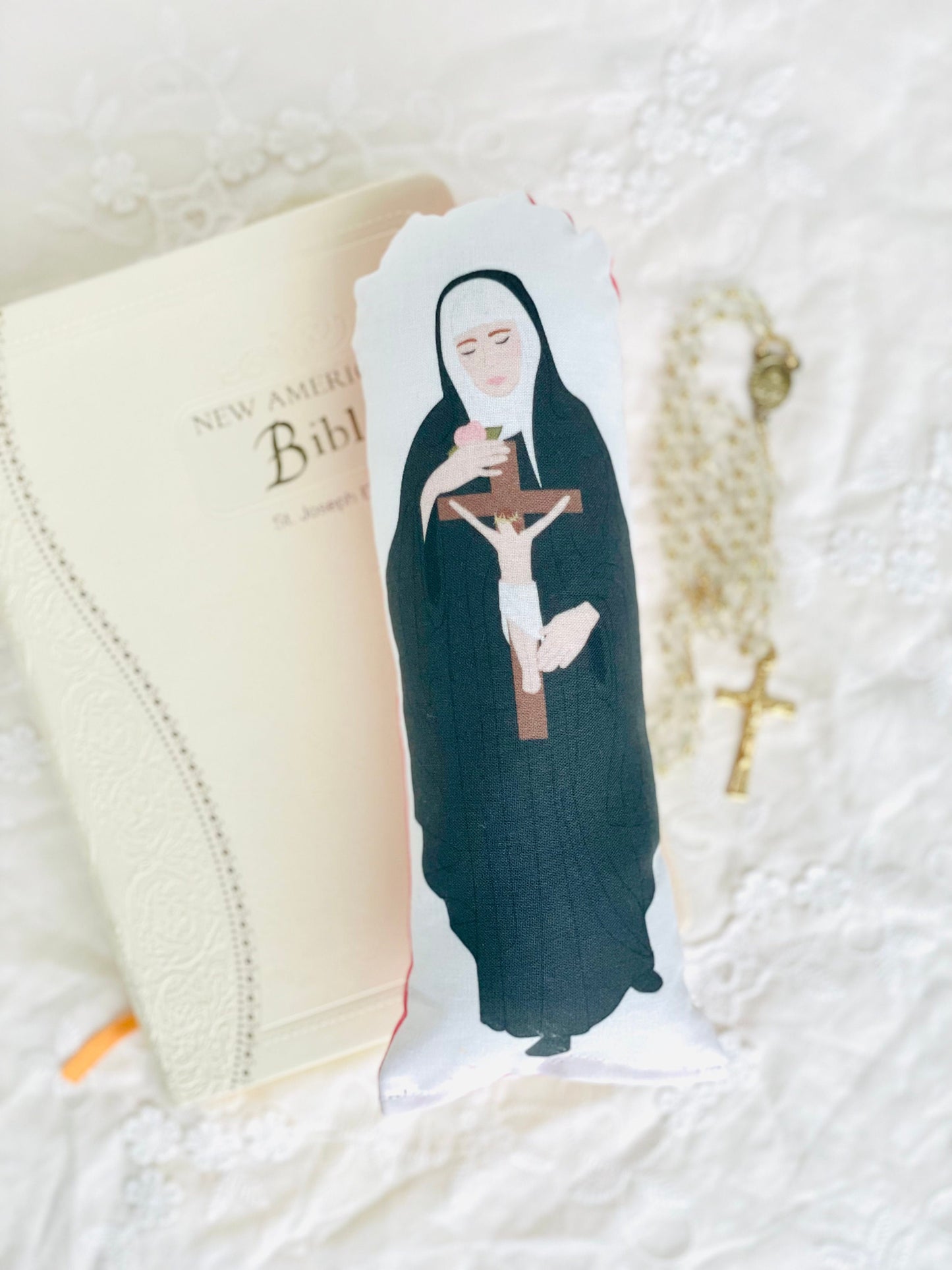 saint rita of cascia prayer doll