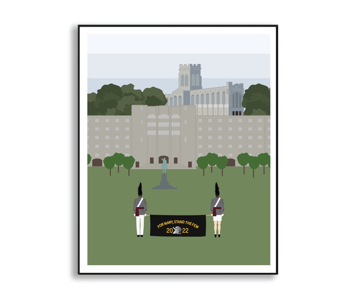 usma west point graduation year print