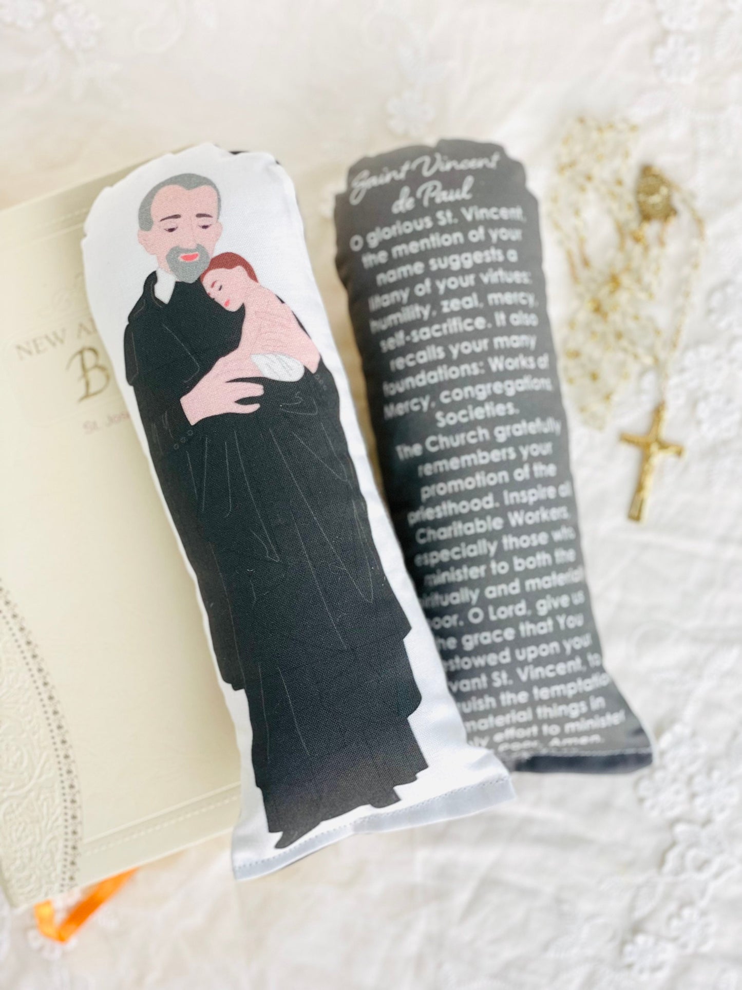 saint vincent de paul prayer doll