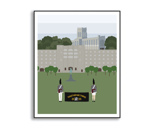 usma west point graduation year print