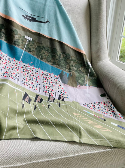 michie stadium throw blanket