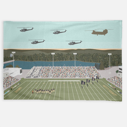 michie stadium throw blanket