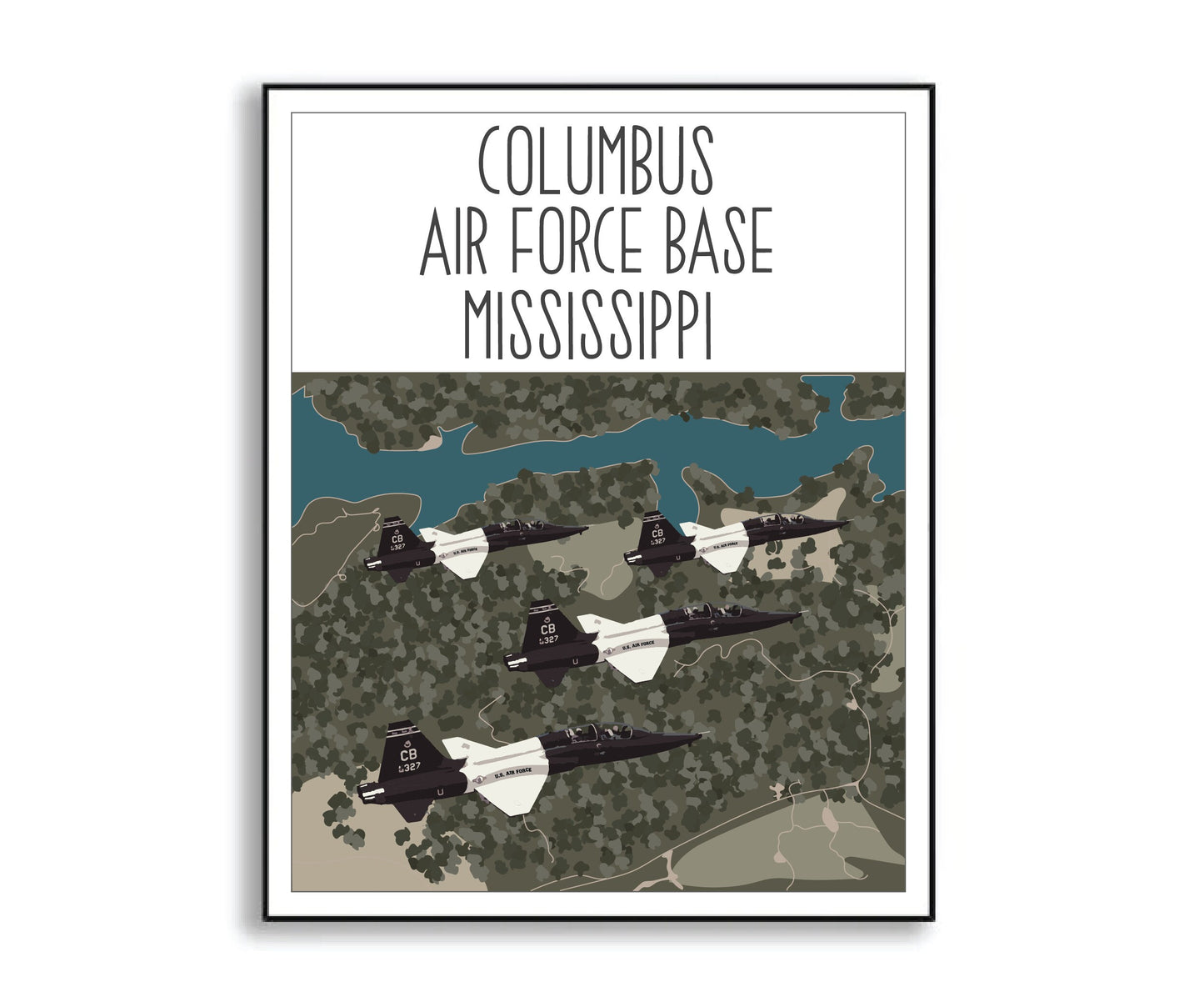 columbus air force base print