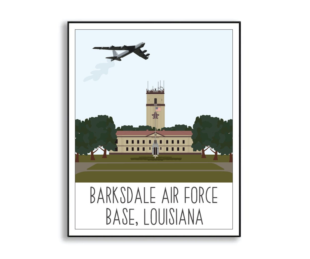 barksdale air force base print