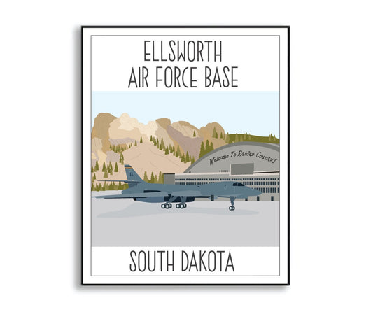 ellsworth air force base print