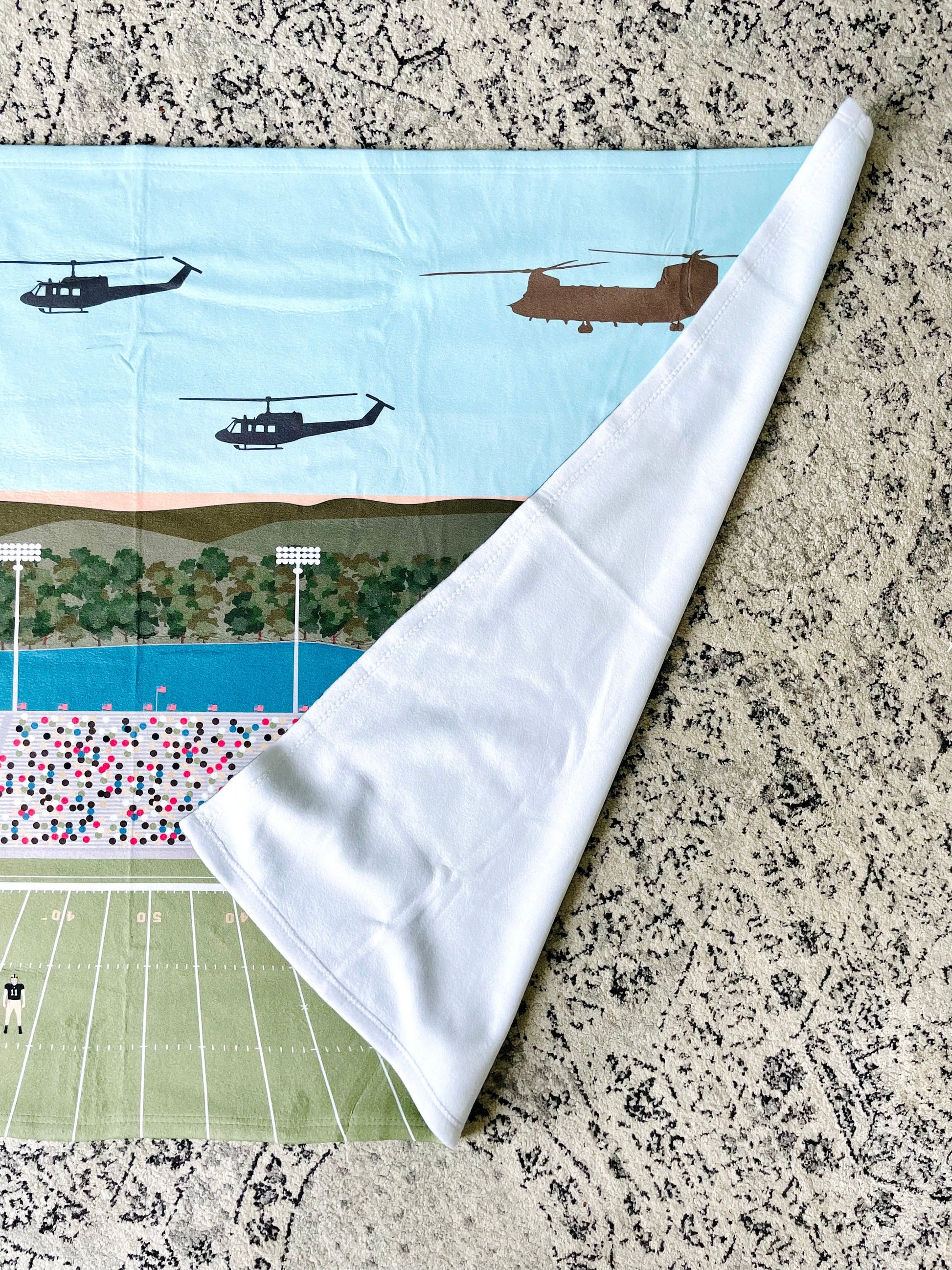 michie stadium throw blanket
