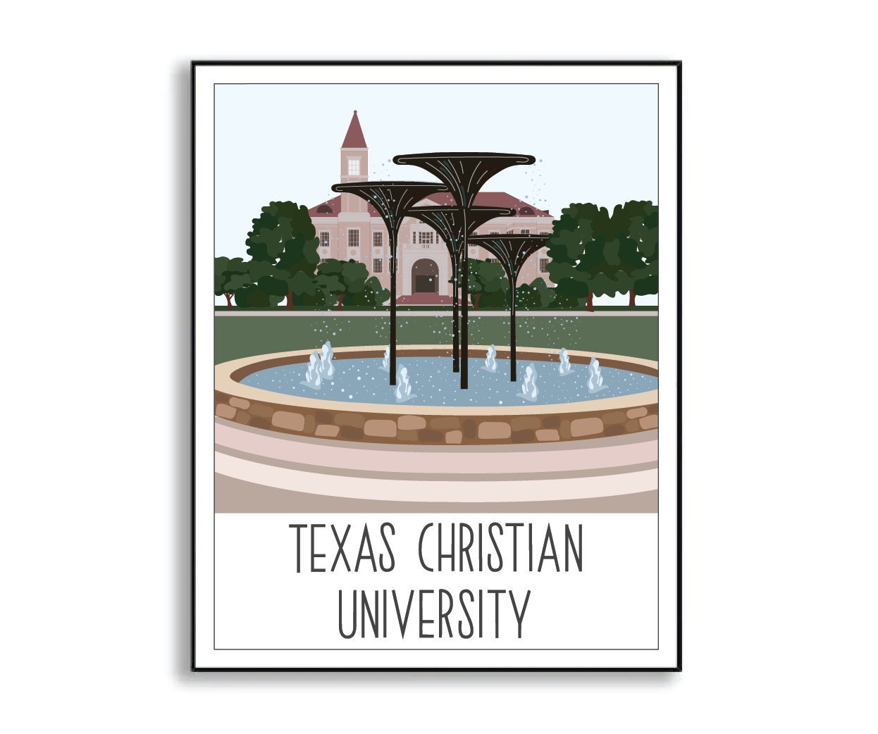 texas christian university print