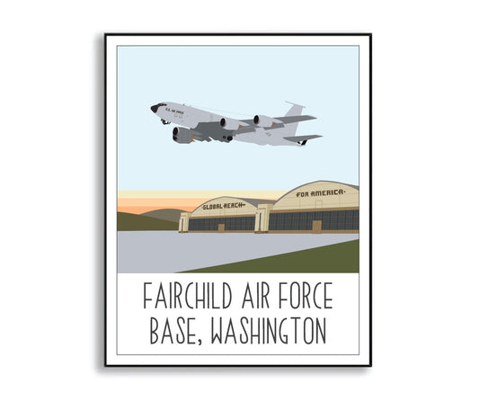 fairchild air force base print