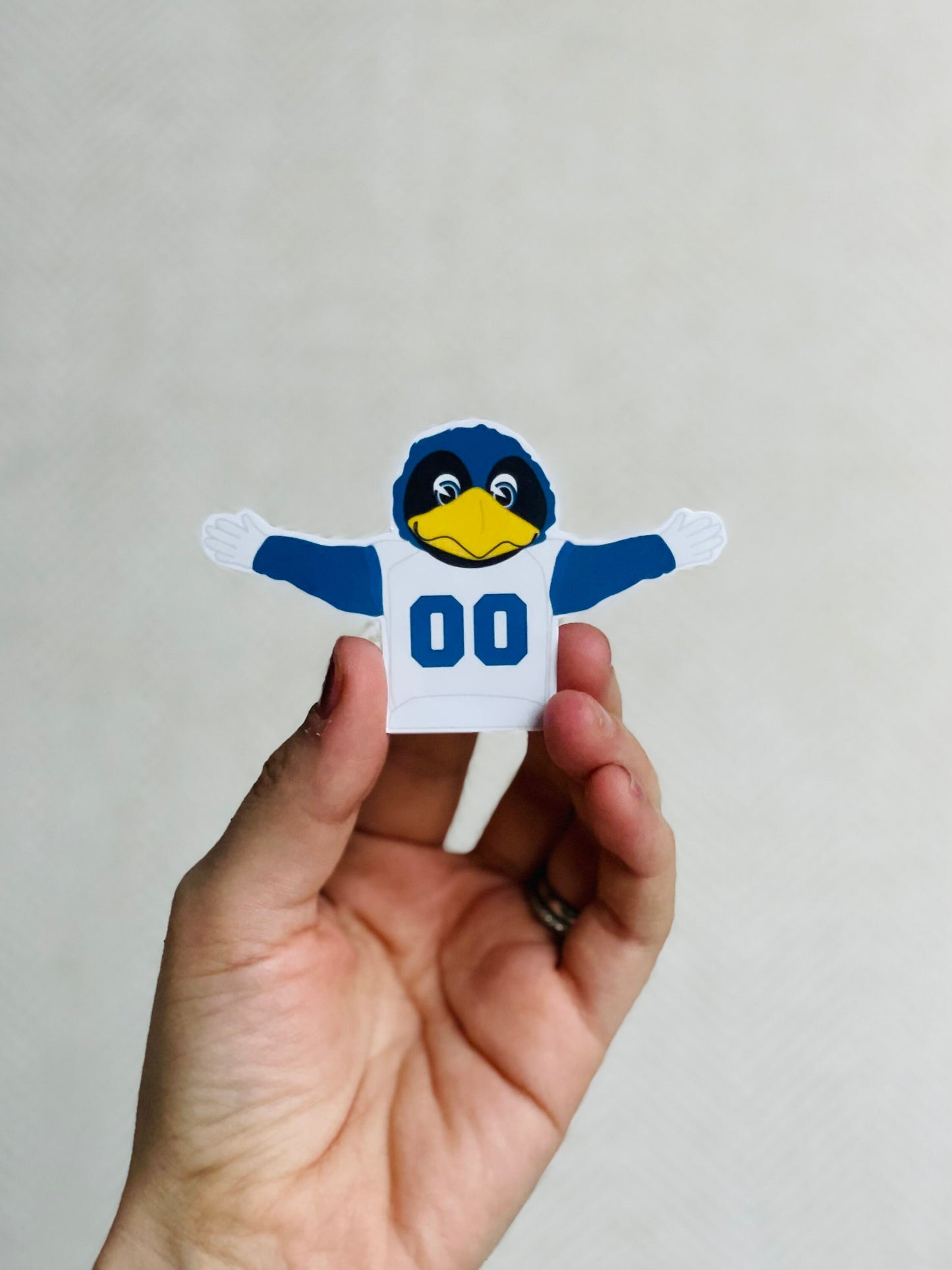 usafa falcon sticker, us air force academy mascot sticker, air force bird sticker, waterproof weatherproof decal