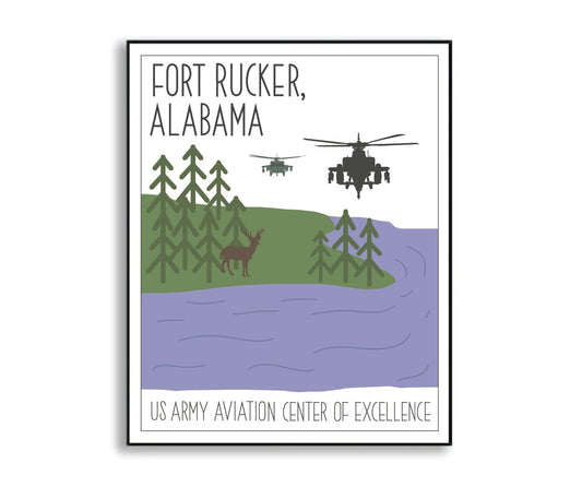 fort rucker print