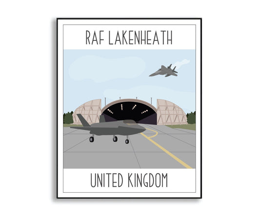 raf lakenheath print