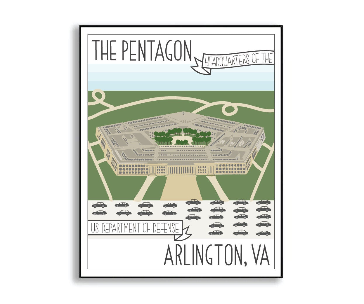 the pentagon print